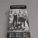 CHARMKING Compression Socks for Women & Men Circulation (3 Pairs) 15-20 mmHg is Best Support for Athletic Running Cycling (Large-X-Large, 05 White/White/White)