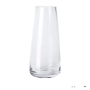 Aoderun Glass Vase for Flowers Modern Vases Home Decor Unique Flower Vase for Bouquet 8.7" Centerpiece Vase Decor Room,Bedroom,Living Room,Library,Office,Table,Entryway,Modern Farmhouse(Clear)