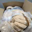 Avont Dog Bed Mat for Couch, Warm Fluffy Calming Sofa Topper Furniture Protector for Small Medium Large Dogs Cats with Removable Washable Cover -Brown(M)