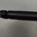 Industrial Curtain Rods for Windows 48 to 84 Inches, Blackout Wrap Around Curtain Rod, for Indoor and Outdoor, 7/8 Inch Diameter, 35 to 75 Inches, Black