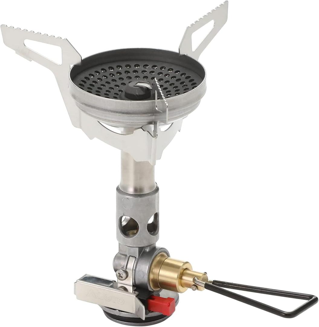 SOTO SOD-310 Single Burner, Compact Stove, Equipped with Micro Regulator (High Firepower, Wind Resistant), OD Can, Storage Pouch Included, Solo, Trekking, Mountain Climbing, Micro Regulator Stove