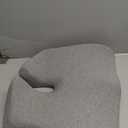 C CUSHION LAB Patented Pressure Relief Seat Cushion for Long Sitting Hours on Office/Home Chair, Car, Wheelchair - Extra-Dense Memory Foam for Hip, Tailbone, Coccyx, Sciatica - Light Grey (Gray)