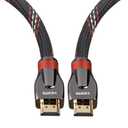 HDMI Cable 15FT, 4K@60Hz, 18Gbps High Speed HDMI 2.0 Cord, Ultra HD,Ethernet Audio Return,Video 4K,1080p,3D,Arc, HDR Compatible with Xbox,PS5/PS4,HDTV,Laptop ect (Red)