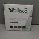 VallisCo 30-Pack Peel and Stick Vinyl Floor Tiles, 12"x12" Self-Adhesive Waterproof Peel and Stick Flooring Planks DIY for Bathroom, Kitchen, Living Room, Cover 30 Sq. Ft White