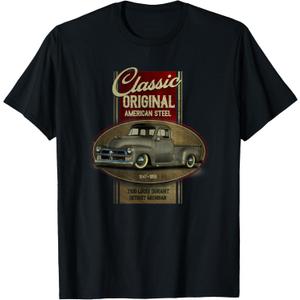 Vintage Classic Original American Old Pickup Truck 1940s Car T-Shirt,  Size L 