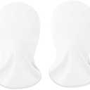 YASOKEZO Full Face Mask Spandex Mask Hood Skin Masks Halloween Black See Through Masks for Unisex Cosplay