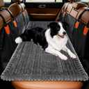 Dog Car Seat Covers for Back Seat, Dog Bed for Car, Car Seat Protector, Fit for Backseat Extenders, Non-Slip Soft Durable for Cars Trucks and SUVs(Grey,56x28.7 inch)