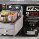 Waring Deep Fryer with 10 lb Capacity & Variable Temperature Control, 20.75"D x 11.5"W x 17.5"H