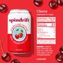 Spindrift Sparkling Water, Cherry Flavored, Made with Real Squeezed Fruit, 12 Fl Oz Cans, Pack of 24 (Only 21 Calories per Can) (EXP 01/09/27)