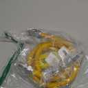 AMI PARTS 72" Flexible Gas Line Kit Yellow Coated, Gas Hose Connector Kit for Dryer, Stove, Water Heater, 5/ 8" OD(1/ 2" ID) Stainless Steel Gas Line with Connector 1/ 2" MIP &1/ 2"FIP & 3/ 4"MIP Fitting