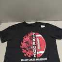  Pink Out - Breast Cancer Awareness Football Pink Ribbon T-Shirt, S