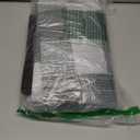 2 Pcs Winter Wonderland Coir Doormats Outdoor Welcome Door Mats Layered Buffalo Plaid Snowflake Front Door Rugs Non Slip Floor Mats for Porch Entryway Indoor Outdoor Decor (Green and White)