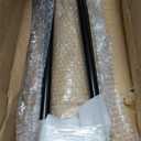 Zonon 6.56ft U Shape Room Divider Rod, Wall Mounted Privacy Partition Rod