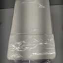 JEBBLAS Disposable Cloth Like Napkins, Built-in Flatware Pocket, Wedding Party Linen Feel White Napkin, Prefolded for Silverware,150 Count (150 Pack)