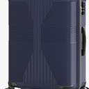 Karl home Hardshell Carry On Luggage with Spinner Wheels, Lightweight PP Hardside Small Suitcase with Built-in Lock & Smooth Zipper, 22 Inch Airline Approved, Blue