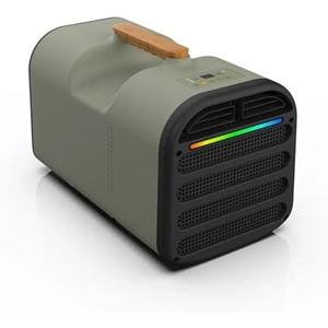 110V/220V Air Conditioner AC/DC 4900BTU Mini Portable 12V 24V 48V Outdoor Air Conditioner ，Compatible With Caravan,Truck,Camper Accessories(48V)