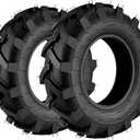 Upgraded 4.80/4.008 Tires Tubeless, 4.80x4.008" Tractor Turf Tires Replacement for Lawn Mower, Garden Cart, Golf Cart and Turf, 2Pack