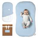 Infant Support Cushion -Baby Support Cushion for Newborn, Oversized for 0-24 Months (36.5*20 inchs), Tummy Time Mat for Home and Travel, Soft Cotton, Supervised Use, Baby Essentials Gift -Includes Cover