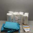 Chaise Lounge Cushion 72x21x3 Inch ?Set of 2 Outdoor Lounge Chair Cushions, Lounger Pad Replacement with Fade-Resistant, Removable & Machine-Washable Covers, Ideal for Patio Chaise Chairs, Teal