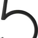 Distinctions 844715 Black Upgraded 5" Floating House Number 5, 5-Inch