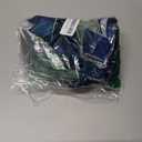 Threetols 2pcs Christmas Wreath Bows, Vintage Blue Velvet Bows for Wreath Xmas Decor Bows for Front Door, Navy Glitter Tree Bows for Winter Xmas Party Home Indoor Outdoor Decor