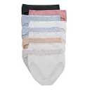 Hanes Women's High Cut Moisture Wicking Cotton Underwear Pack Of 12 (6)
