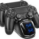 PS4 Controller Charger Dock Station, OIVO 1.8Hrs PS4 Controller Charging Dock, Charging Station Replacement for PlayStation 4 Dualshock 4 Charger