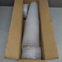 Hxezoc 16 Pieces Reusable Cups with Lids and Straws, 24 oz Glitter Plastic Tumbler Iced Coffee Cups Travel Mug Cup for Birthday Party, Smoothie Juices Beach Party, Bachelor Party (Clear)