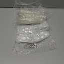 60 Pcs Clear Glass Christmas Ornaments for Christmas Tree, Crystal Teardrop Hanging Ornaments, Glass Icicle Chandelier Raindrop Pendant Decorations for Xmas, Winter Party Supplies, 8 Style (Clear)