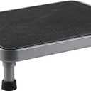 Heavy-Duty One Step Stool with Carry Handle – 4.1" Low Foot Stool, Non-Slip Rubber Platform, 500lb Capacity – Portable Safety Step Stools for Adults, Seniors, Bathroom, Bed, SUV, 17"x13"