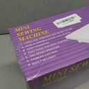 EASYBERG Mini Sewing Machine for Beginners, Dual Speed Easy Automatic Sewing Machine with Expansion Table, Sewing Tool and Needle Shield Suitable for Family and Travel