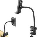 Tablet Stand Holder for Desk/Bed/Kitchen/Treadmill, 21 Inch Flexible Gooseneck Tablet Holder iPad Clamp Mount Fits for iPad mini/Air/Pro, Kindle Fire, Galaxy Tabs and All 4.7-12.9" Tablets Phones