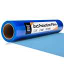 TapeManBlue Blue Self-Adhesive Duct Protector Film, 24 inch x 200 feet, Polyethylene, Duct Protection Film, Made in USA