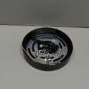 4.7 Inches Industrial Black Ceiling Light Canopy, Pendant Light Plate Cover, Iron Metal Round Canopy Kit for Chandelier Hanging Lamp Lighting Fixture Mounting Hardware (Surface Hanging)