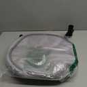 16-Inch Cat Desk Bed - 360 Rotating & Adjustable, Soft Faux Fur, Supports Up to 44lbs, Removable & Washable, Modern Indoor Cat Furniture for Office Desks, Gaming Tables & Island Tables (Round)