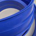 Flexible Race Track for Kids Starter Set - 20FT Flex Race Car Ramp Track with Strong Suction Cups, Rolls Up Portable DIY Racetrack Compatible with Hot Wheels & Diecast 1/64th Cars (Blue)