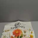GAGEC Juego de 4 fundas de almohada de primavera de 16 x 16 pulgadas, diseo floral cardenal, Hello Sunshine Home, sof, dormitorio, sala de estar, vacaciones, decoracin rural