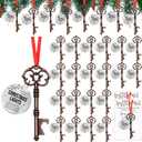 Landical 36 Sets Christmas Coworker Gift Xmas Tree Ornament Key Bottle Opener Coworkers Are Like Xmas Light Employee Appreciation Gift Thank You Card for Staff Office Team Colleague Holiday Decoration