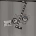 Adjustable Towel Bar, HOMOTEK Economical Bathroom Towel Holder Rod from 12 Inch to 22 Inch Single Towel Racks, Wall Mount Towel Rail, Towel Hanger Hook for Kitchen(1 Pack Brushed Stainless Steel)