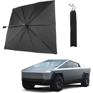 Roof Sun Shade Umbrella for Tesla Cybertruck 2024, Heat Insulation 4- Layer UV Block Foldable Umbrella Sunshade Cover for Cybertruck Accessories