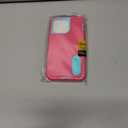 AICase for iPhone 15 Pro Max Case Built-in Stand with Glass Screen Protector,Heavy Duty Drop Protection Full Body Rugged Shockproof Military Protective Tough Durable for iPhone 15 Pro Max 6.7"_5 (Hot Pink/Blue+Glass Protector)