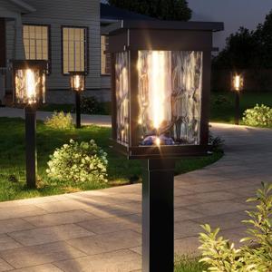 XMCOSY+ Solar Pathway Lights, 50 LM Bright Solar Lights, Garden Outdoor Waterproof Light IP65, 2-in-1 Landscape Lighting, Outdoor Light for Yard, Path, Walkway, Driveway (Warm & Cool)