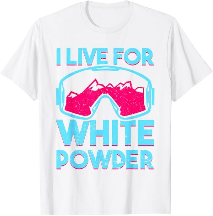 Retro Ski Snowboard Goggles Vintage 80s 90s Skiing Outfit T-Shirt L