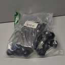 1.57" Black Christmas Ornaments for Christmas Tree 36 Pcs Mini Shatterproof Balls Christmas Tree Decorations Small Xmas Ornaments Balls with Hanging Loop for Wedding Holiday Party Wreath Home Decor