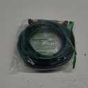 Outdoor Garden Hose No Kink: Flexible and Leakproof - 15 FT 1/2 Inch Water Hoses with GHT Fittings for Women (Green)