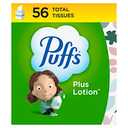 Puffs Plus Lotion Facial Tissue, 1 Cube Box, 56 Tissues Per Box