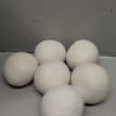 Handy Laundry Wool Dryer Balls - Natural Fabric Softener, Reusable, Reduces Clothing Wrinkles and Saves Drying Time, Better Alternative to Plastic Balls and Liquid Softener (Pack of 12)