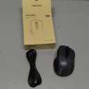 TECKNET Wireless Mouse (BT5.0/3.0 & 2.4G) Rechargeable 4800 DPI Silent USB A & Bluetooth Mouse 6 Buttons, Wide Compatibility - Grey