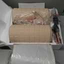 PoKat 23" Pink Ceramic Table Lamps Set of 2, Modern Bedroom Lamps for Girls Room, Bedside Lamps for Night Stands, Cute Lamps for Living Room Decor, Nightstands Desk Lamp, Pink