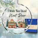 10 x Wazzio Friend Gifts for Women Friendship, Bestie Gifts for Women, Long Distance Friends, BFF, Best Friends Ornaments, Friendship Christmas Ornament 2026, Christmas Decoration Gift